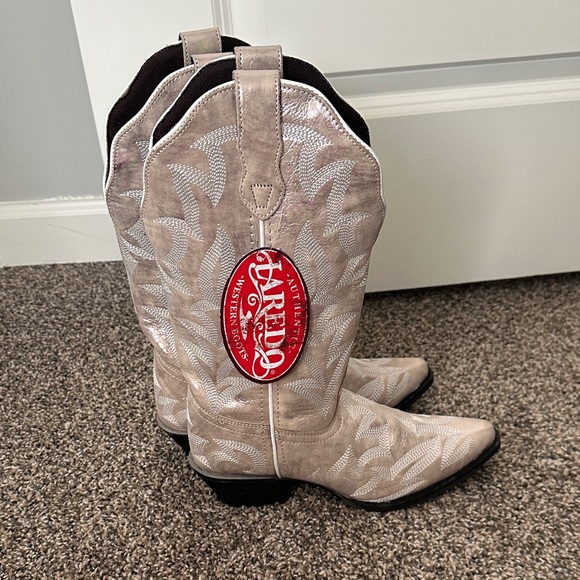 Laredo Shoes - Laredo Women's Silver Western Boots